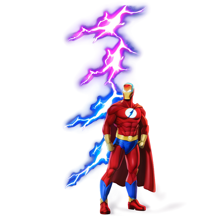 Download Superhero Lightning Power Png Fis52 | Wallpapers.com