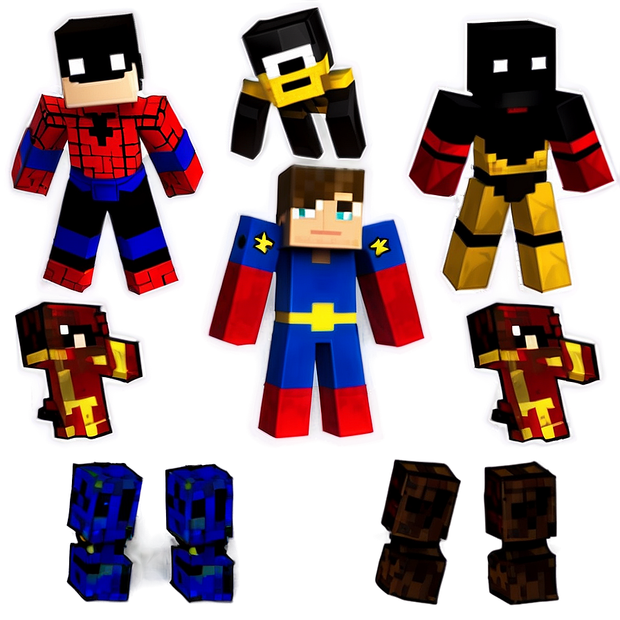 Superhero Minecraft Skins Png 19 PNG