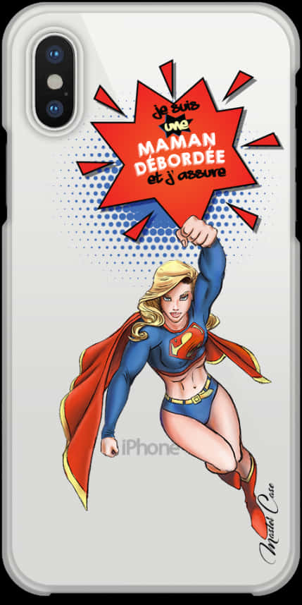 Superhero Momi Phone Case PNG