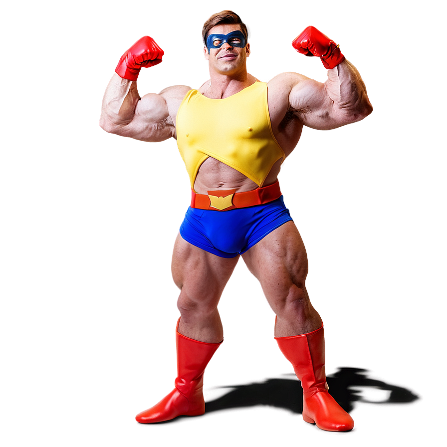 Superhero Muscle Man Png 06252024 PNG