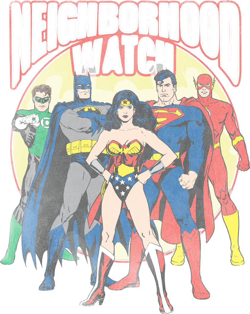 Superhero Neighborhood Watch PNG
