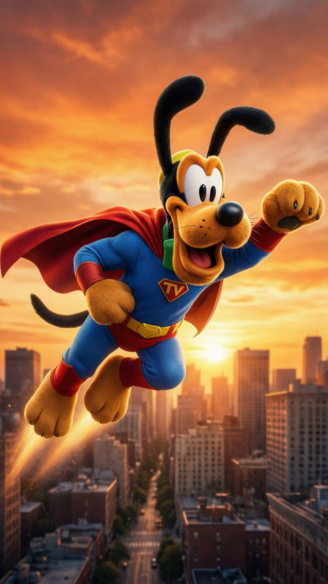 Superhero Pluto Anjing Wallpaper