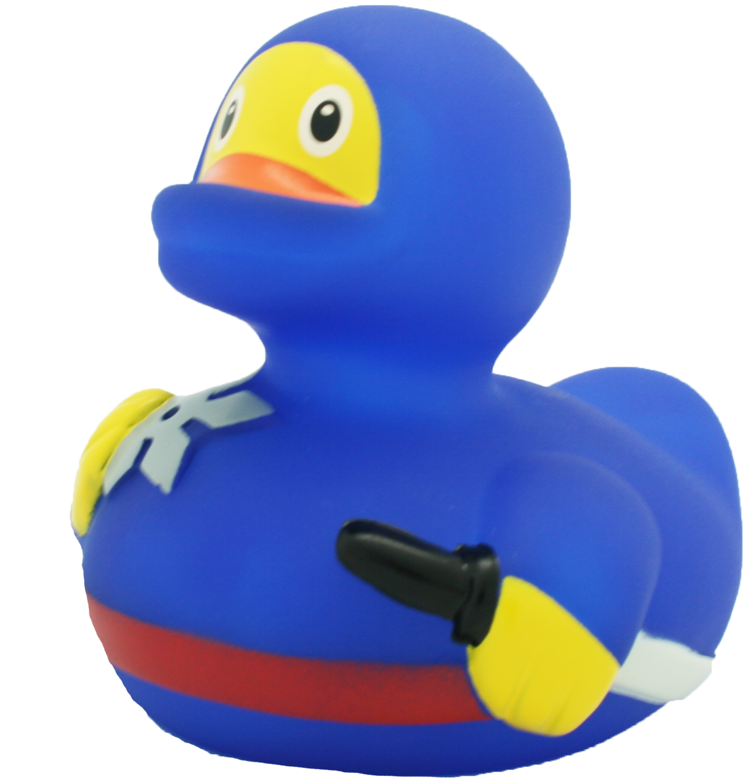 Superhero Rubber Duck Figure PNG