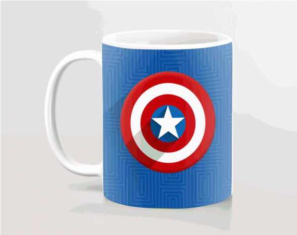 Download Superhero Shield Mug Design | Wallpapers.com