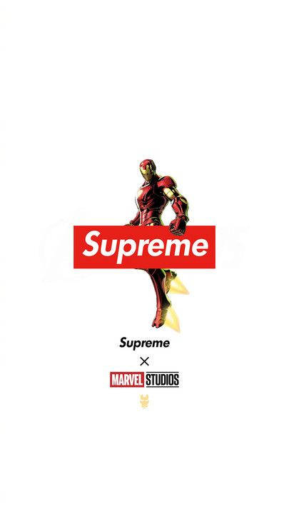 Superhelt Supreme Iron Man Design Wallpaper