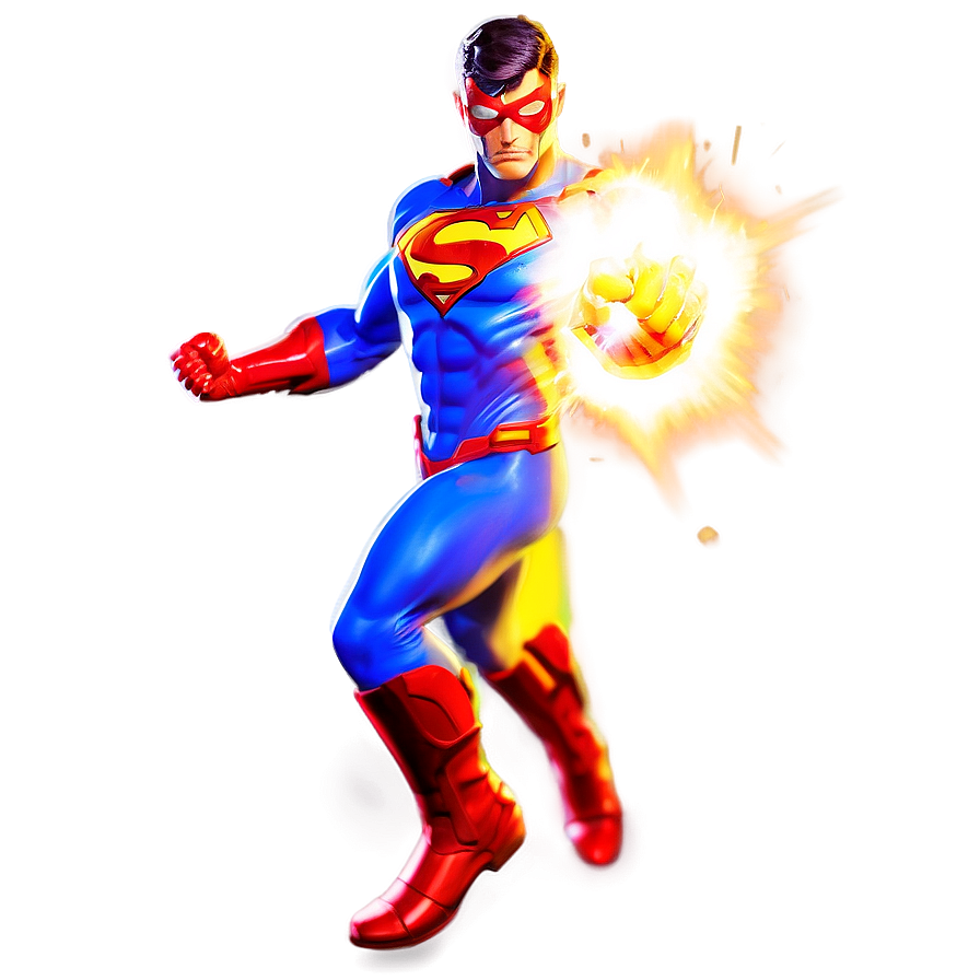 Superhero With Fire Power Png 64 PNG