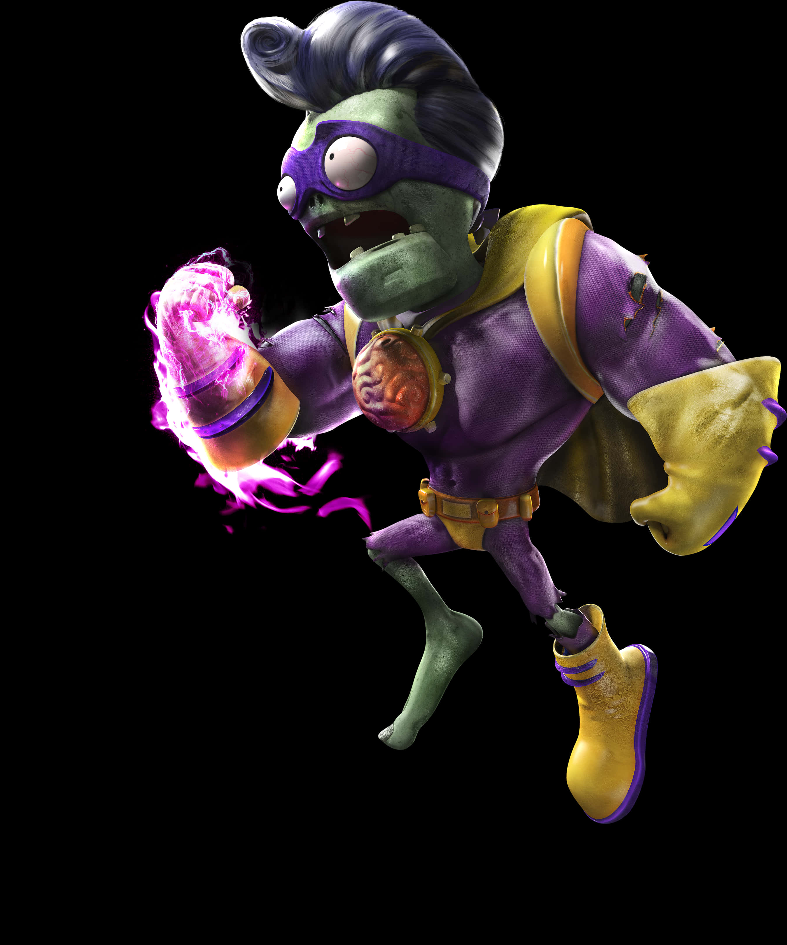 Superhero Zombie Casting Spell PNG