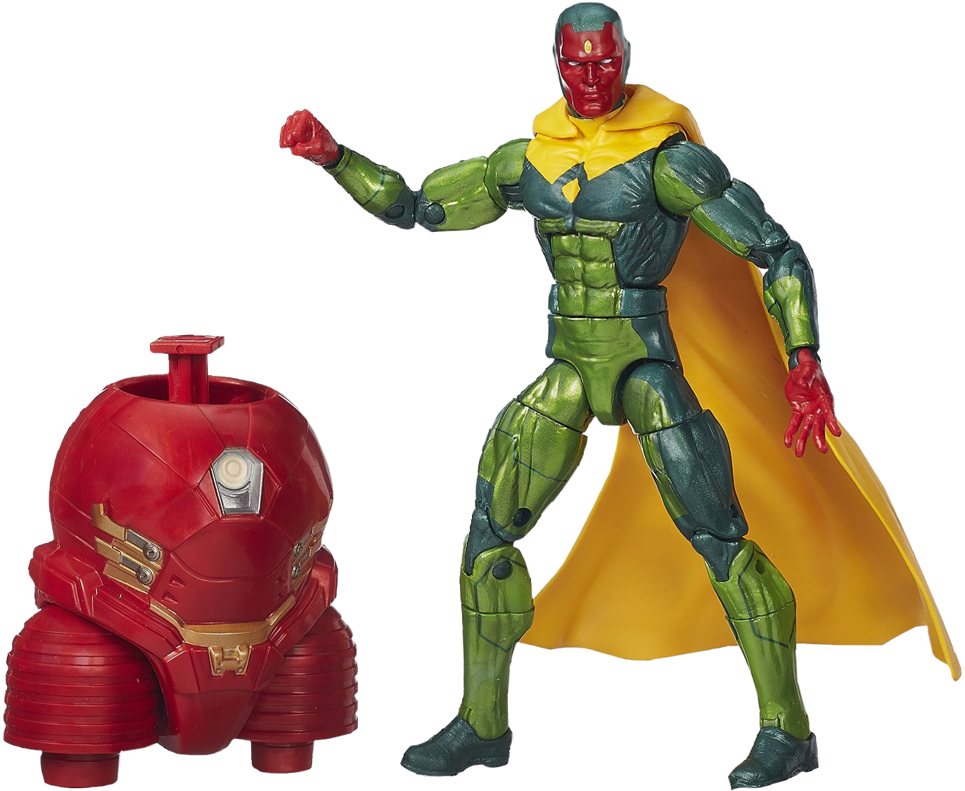 Superhero_ Action_ Figure_with_ Cape_and_ Helmet PNG