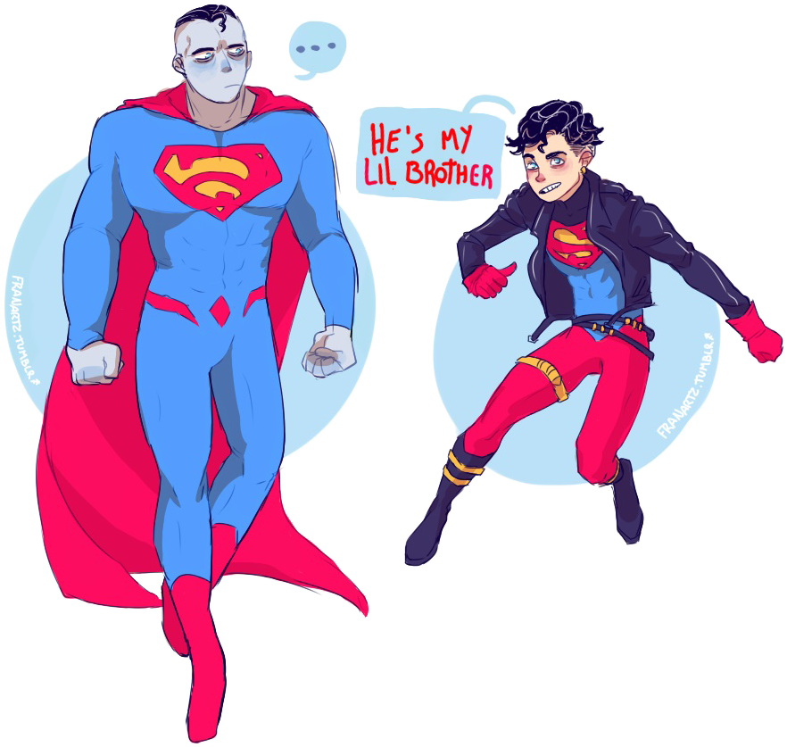 Superheroes Brotherly Bond PNG
