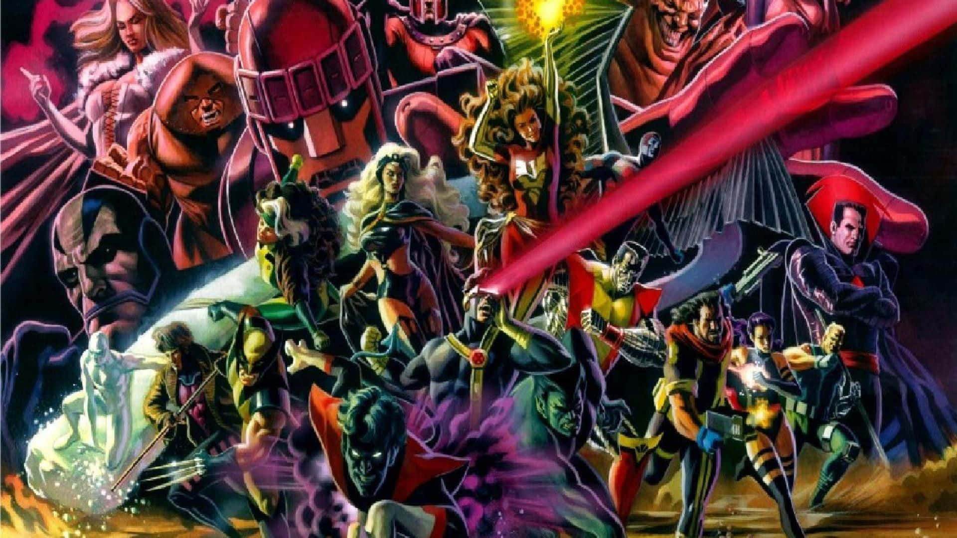 Superheroes Of Uncanny X-Men Wallpaper