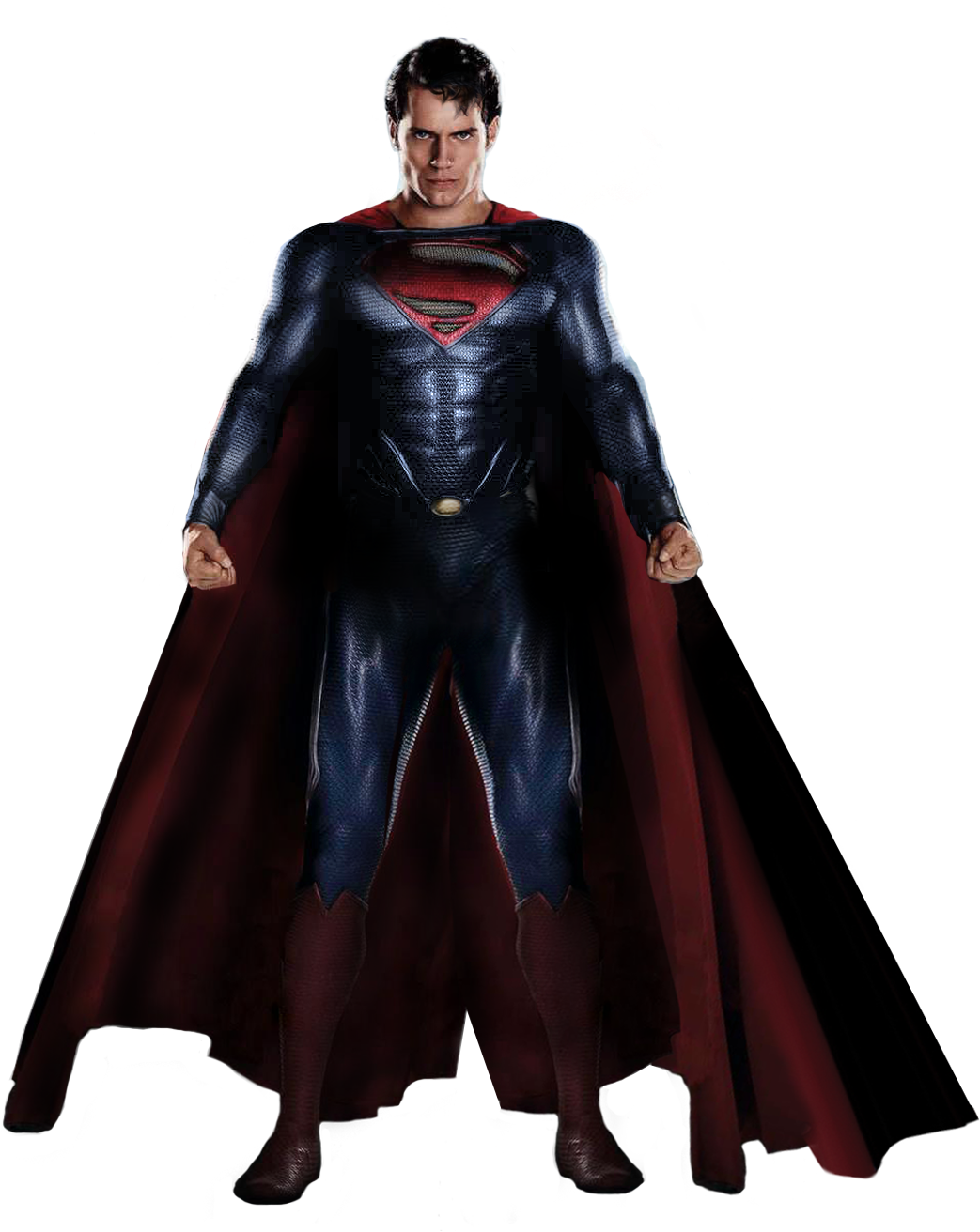 Superheroin Blueand Red Costume PNG