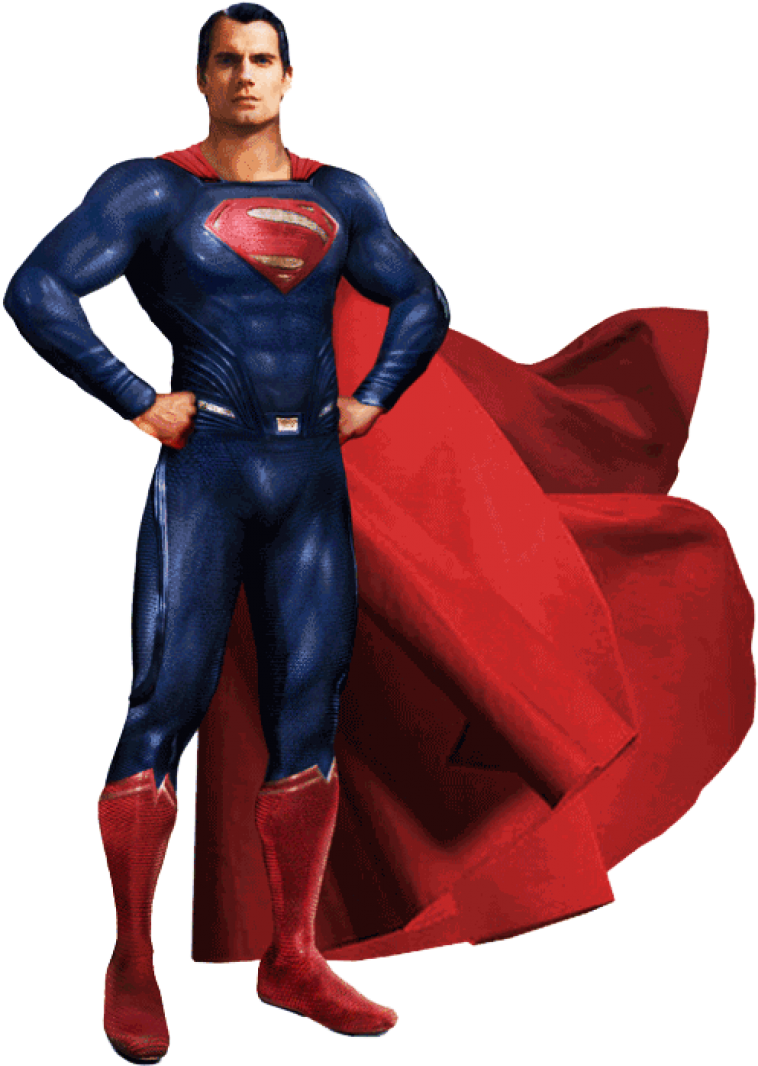 Superheroin Blueand Red Costume PNG