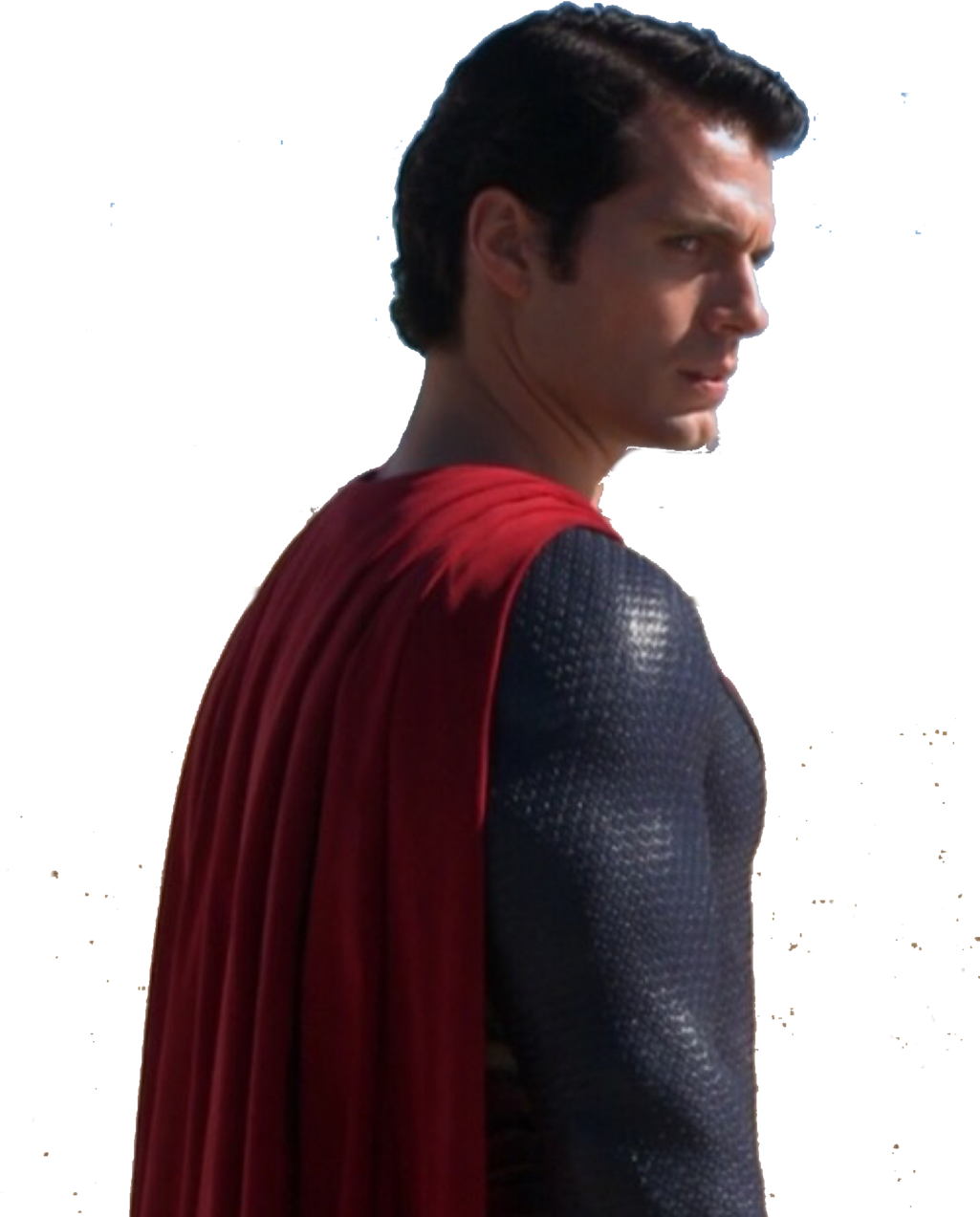 Superheroin Red Cape Profile PNG