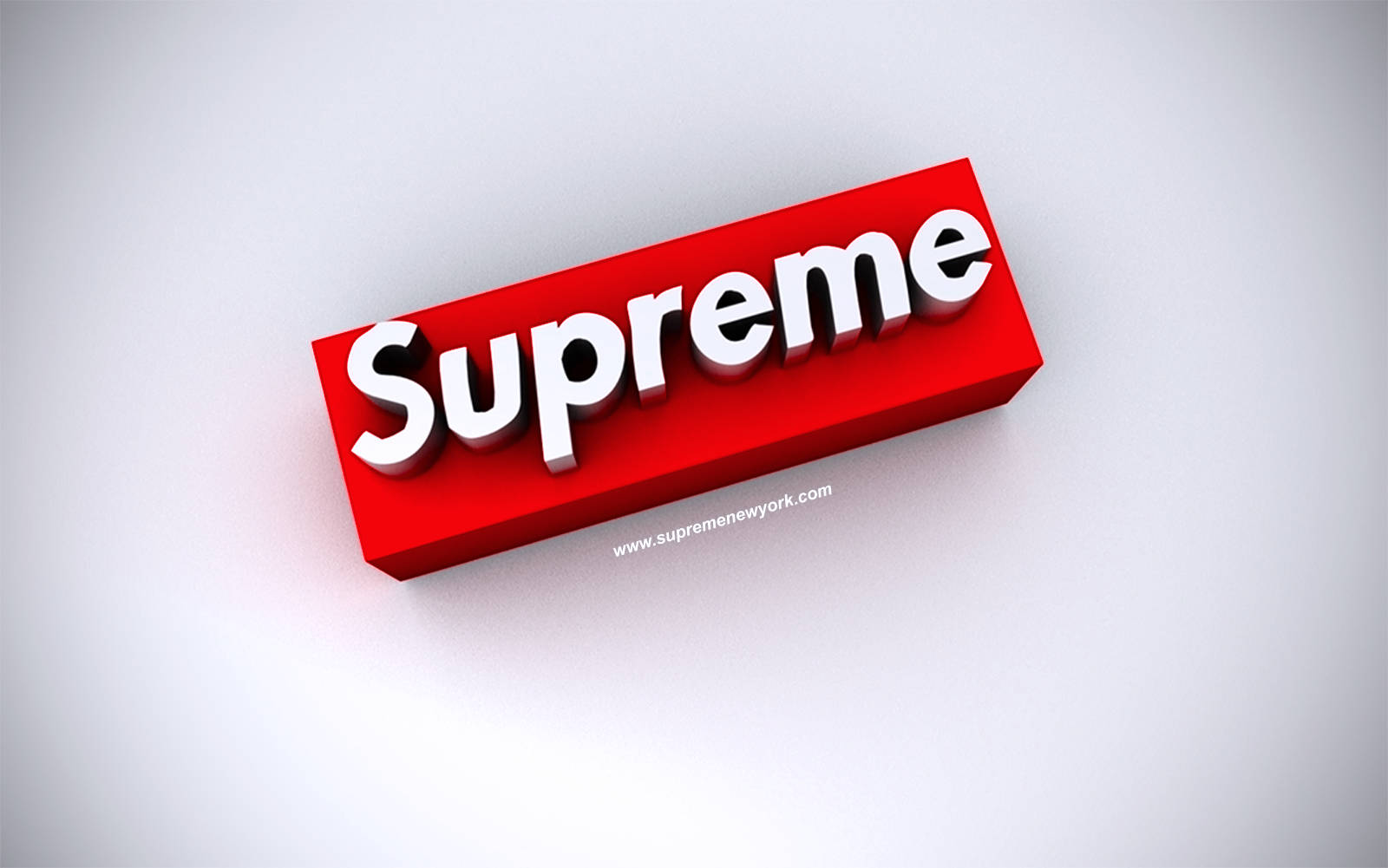Superior 3d Logo Of Supreme Wallpaper