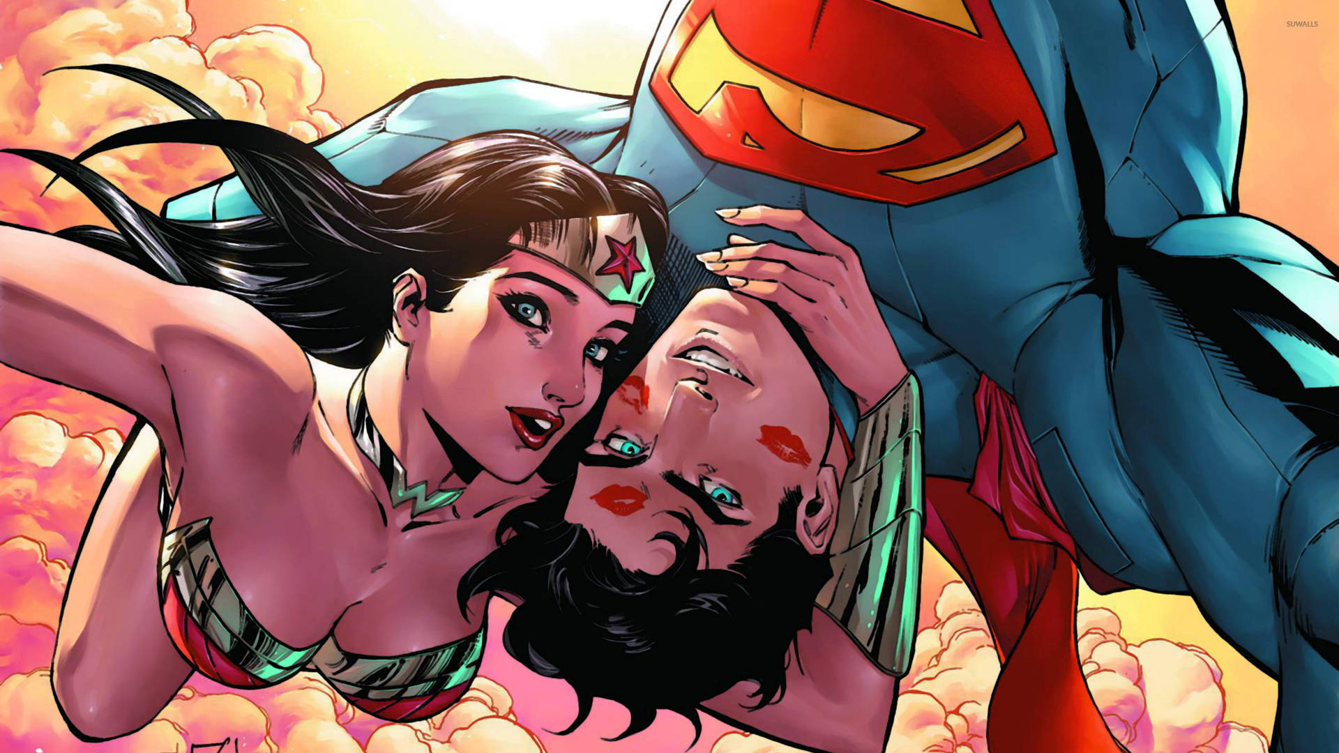 Superman And Wonder Woman DC Comics Wallpaper
