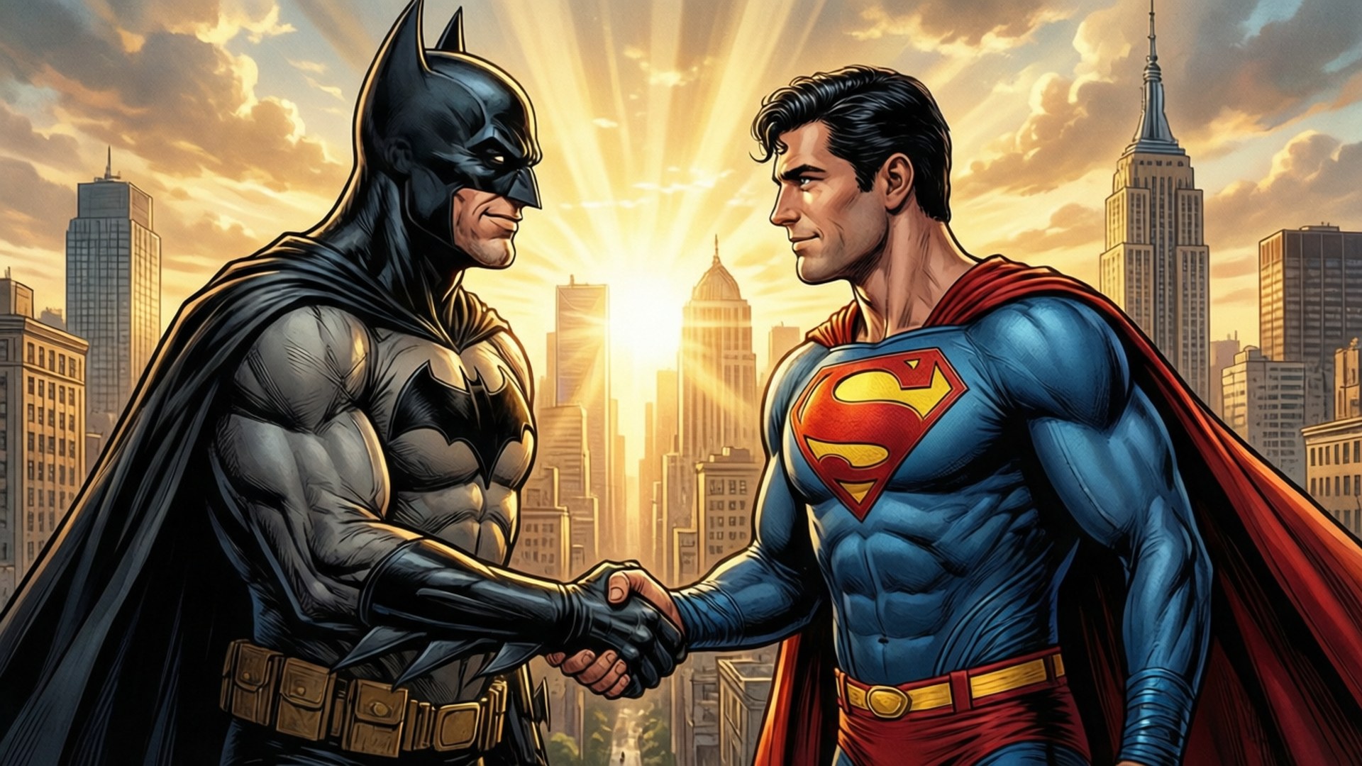 Superman Batman Persatuan Wallpaper