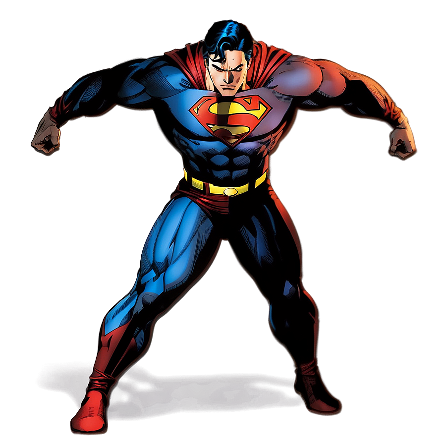 Superman Comic Art Png Dfa34 PNG