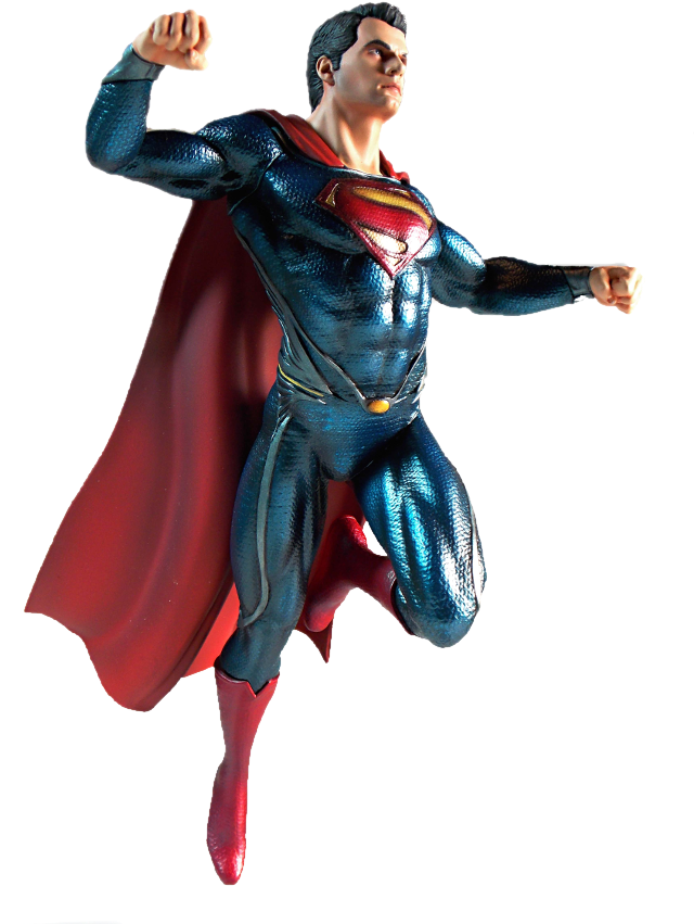 Superman Flying Action Figure PNG