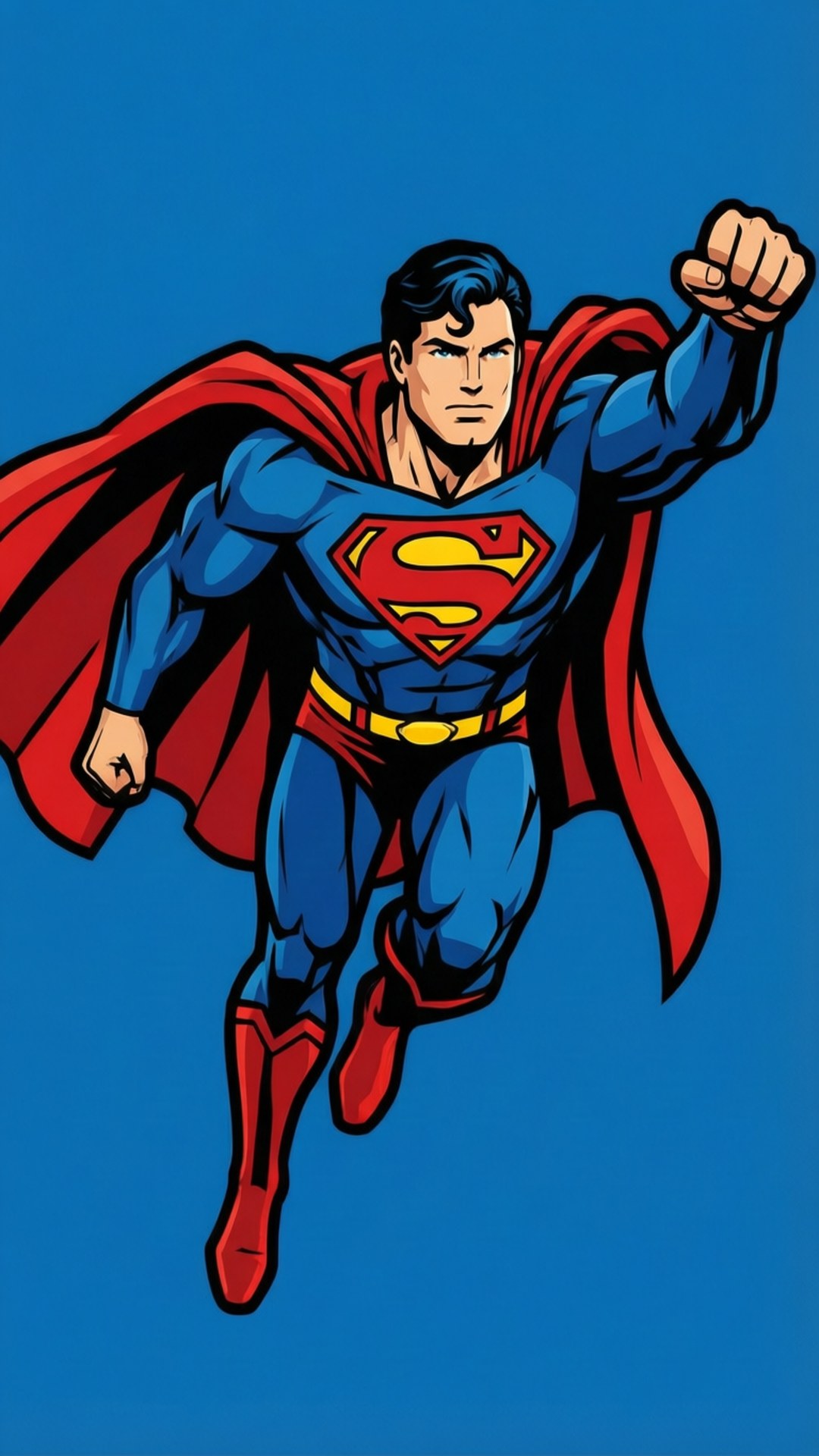 Superman Flying Vector Bakgrunner