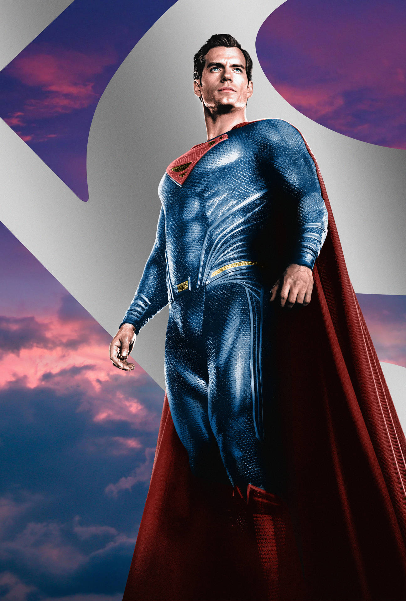 Supermanvon Den Dc-superhelden Wallpaper