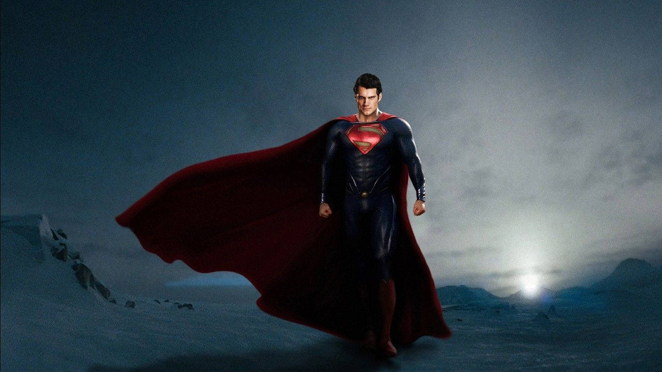 Superman In Man Of Steel Wallpaper