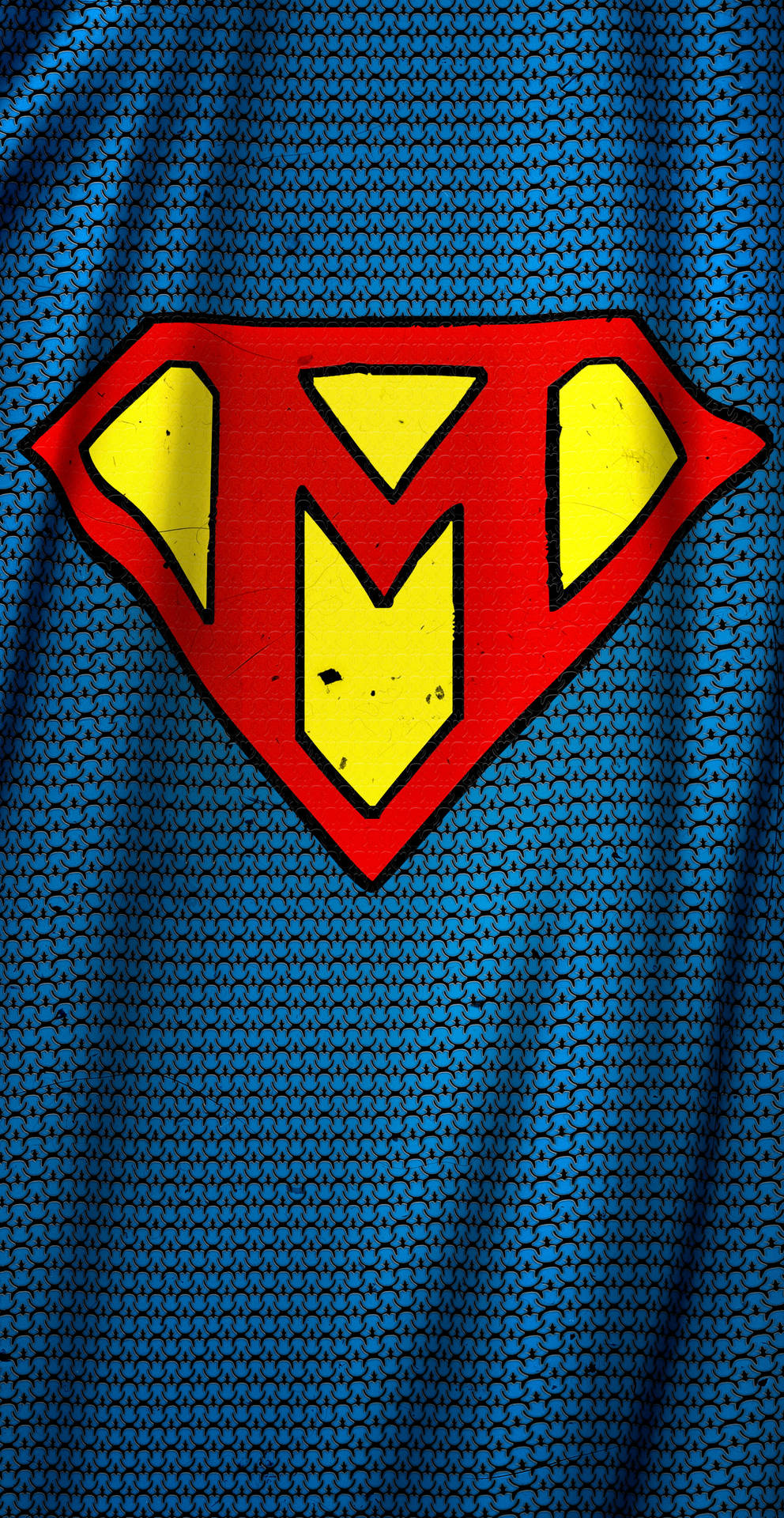 Superman-inspired Letter M