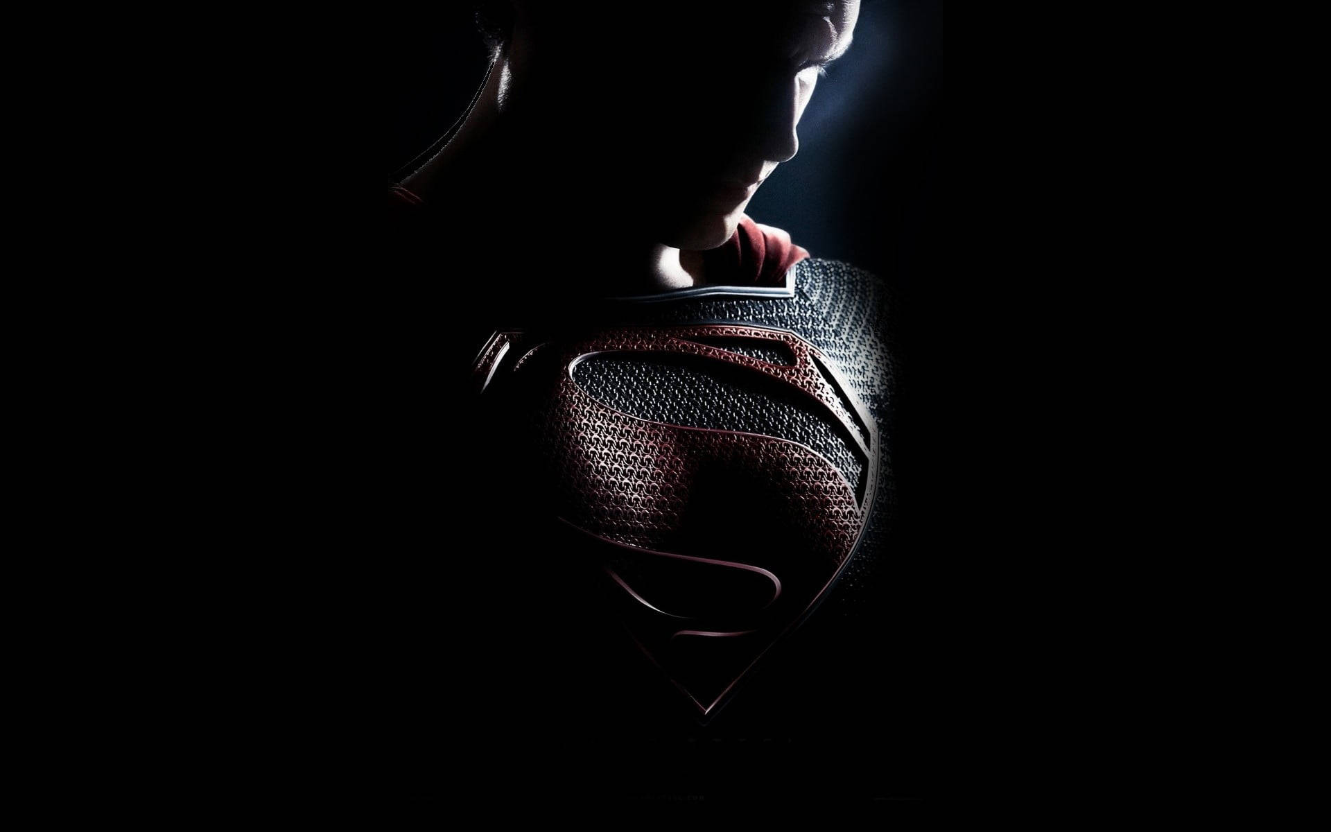 Logode Superman En El Traje De Superman Fondo de pantalla