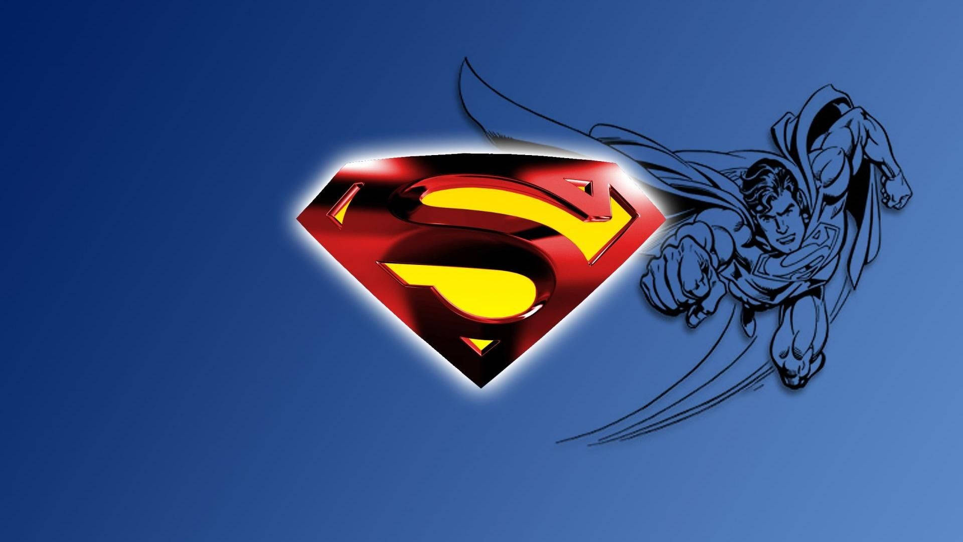 Iconic Superman Logo Wallpaper