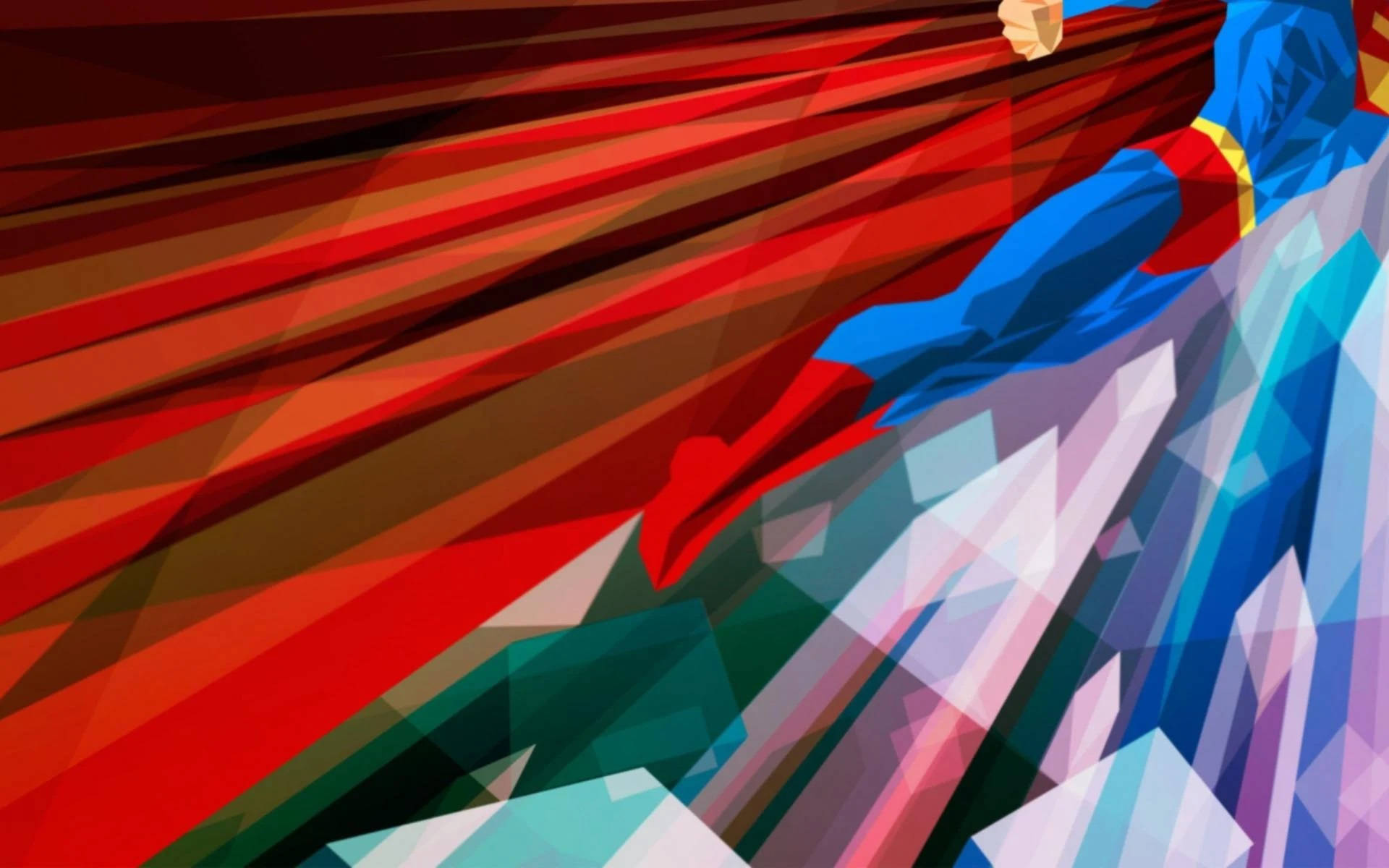 Supermanmosaik Wallpaper