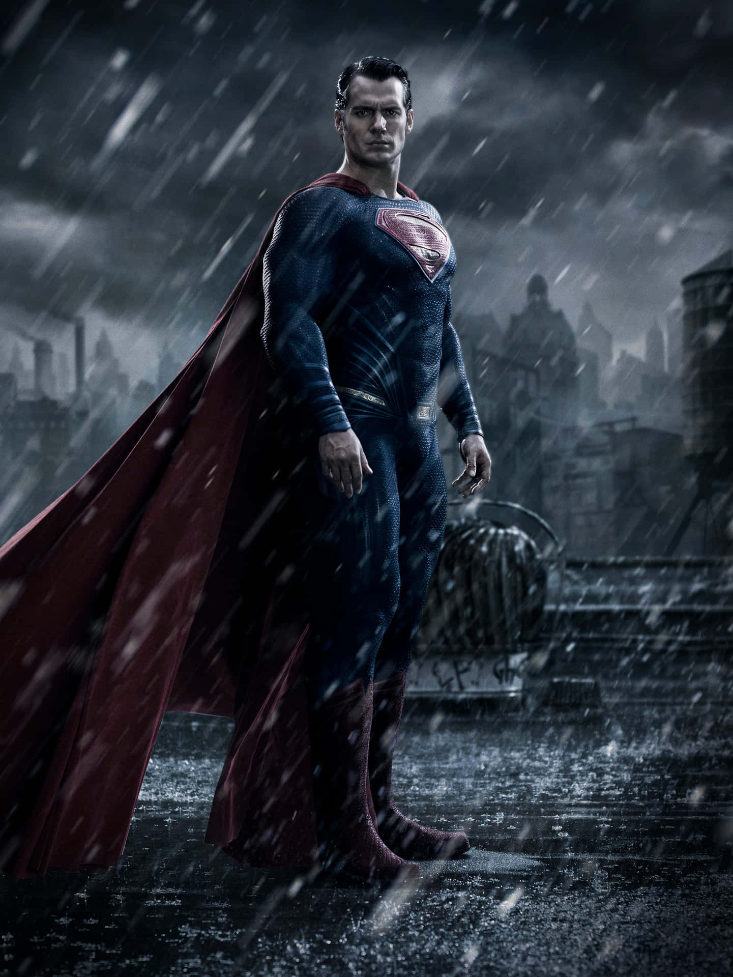 Supermansom Överlägset Svävar Iväg För Att Rädda