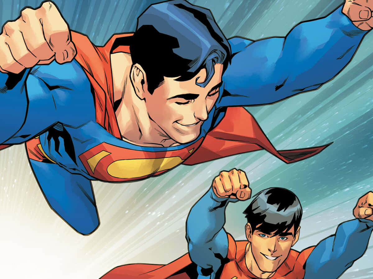 Unarappresentazione Iconica Di Superman