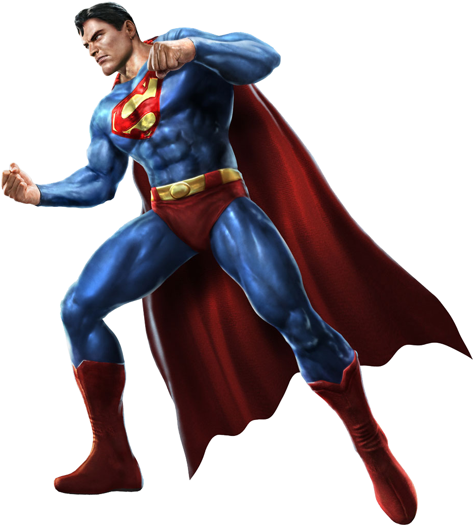 Superman Power Pose.png PNG