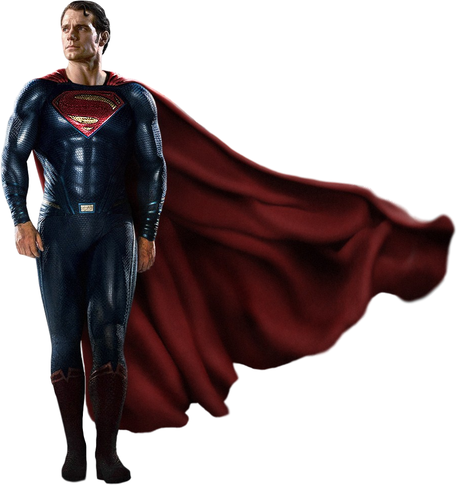 Superman Standing Pose PNG