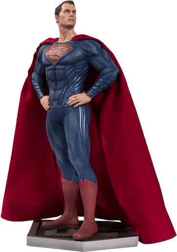 Superman Statue Pose PNG