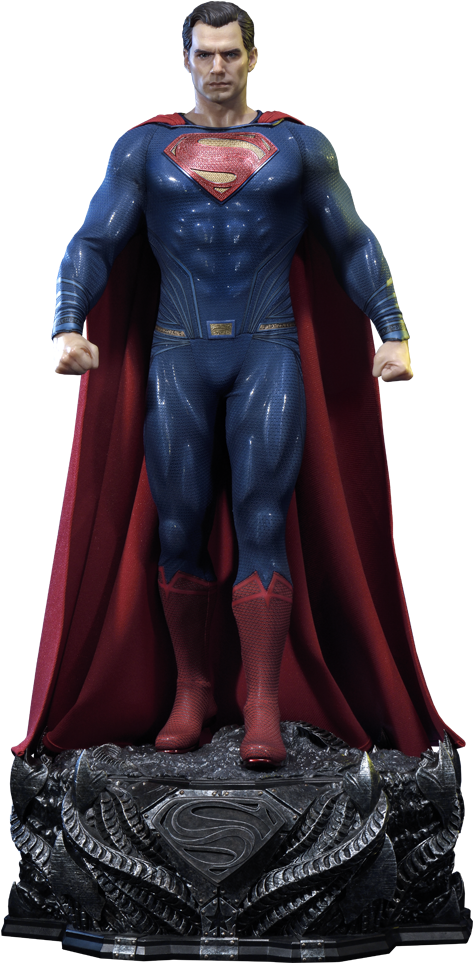 Superman Statue Pose PNG