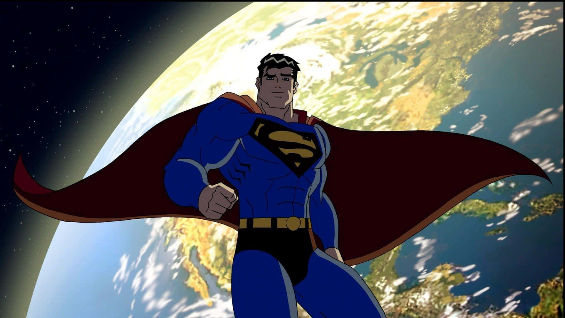 Superman The Animated Series - Classic Pose Wallpaper
