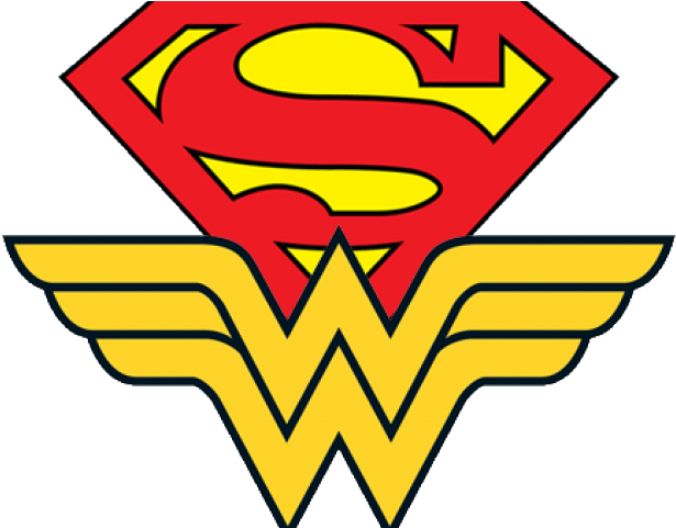 Superman Wonder Woman Hybrid Logo PNG