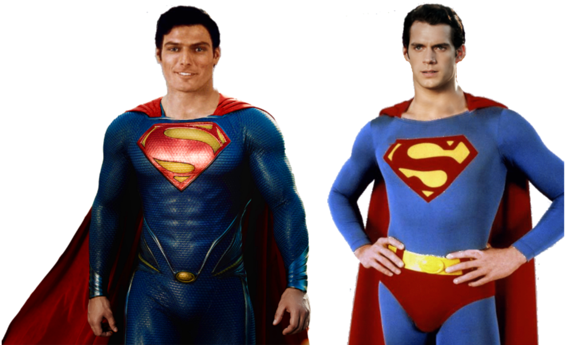 Superman_ Evolution_ Comparison PNG