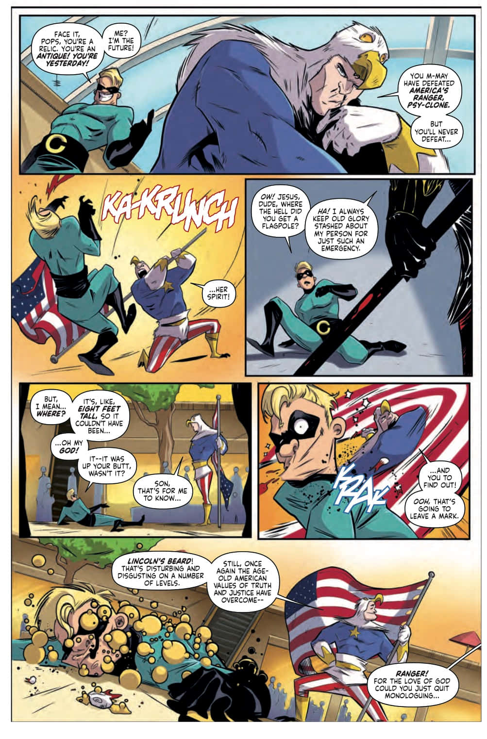 Supermansion Comic Panels Wallpaper