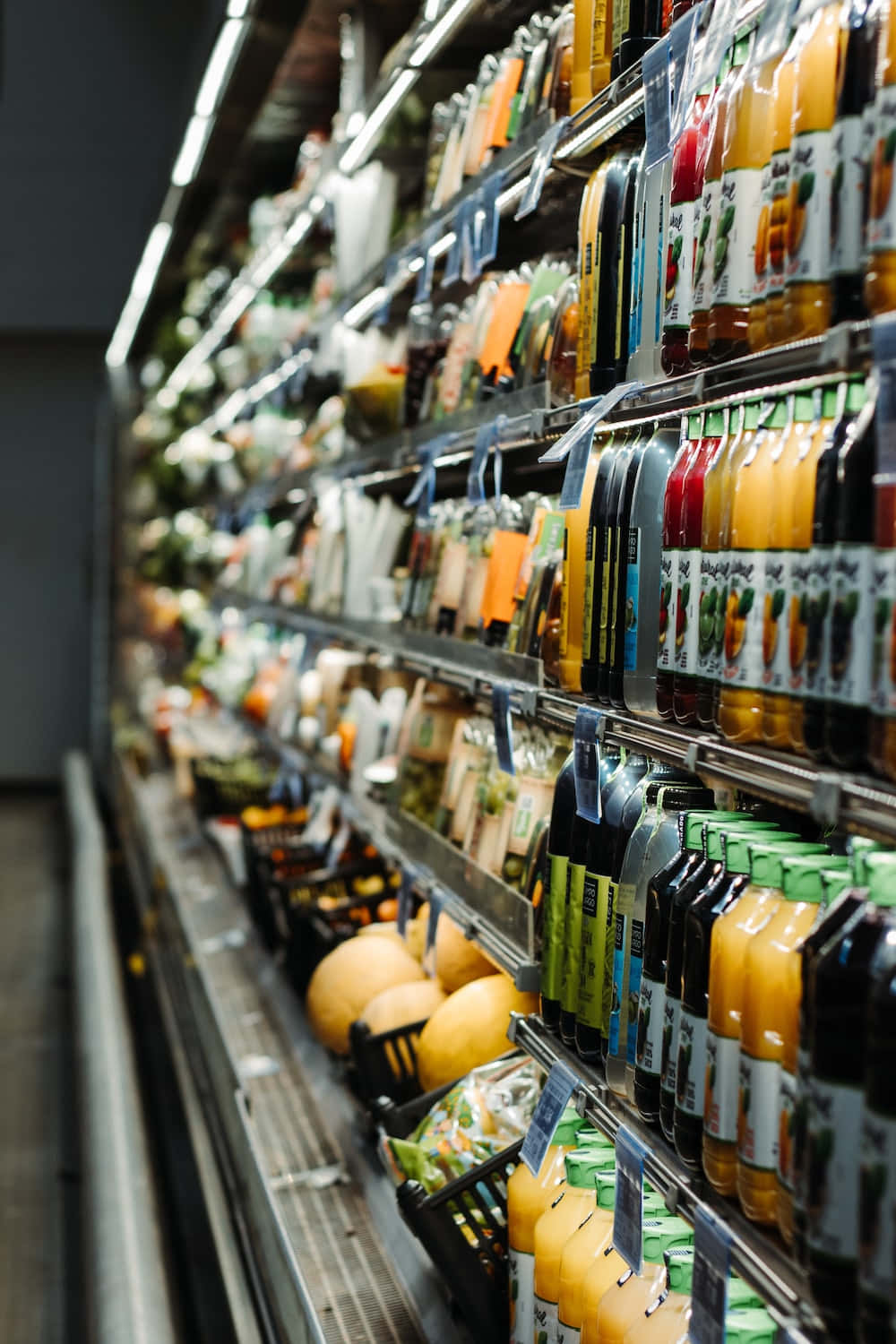 Kaufensie Frische Lebensmittel Und Lebensmittelprodukte Im Supermarkt