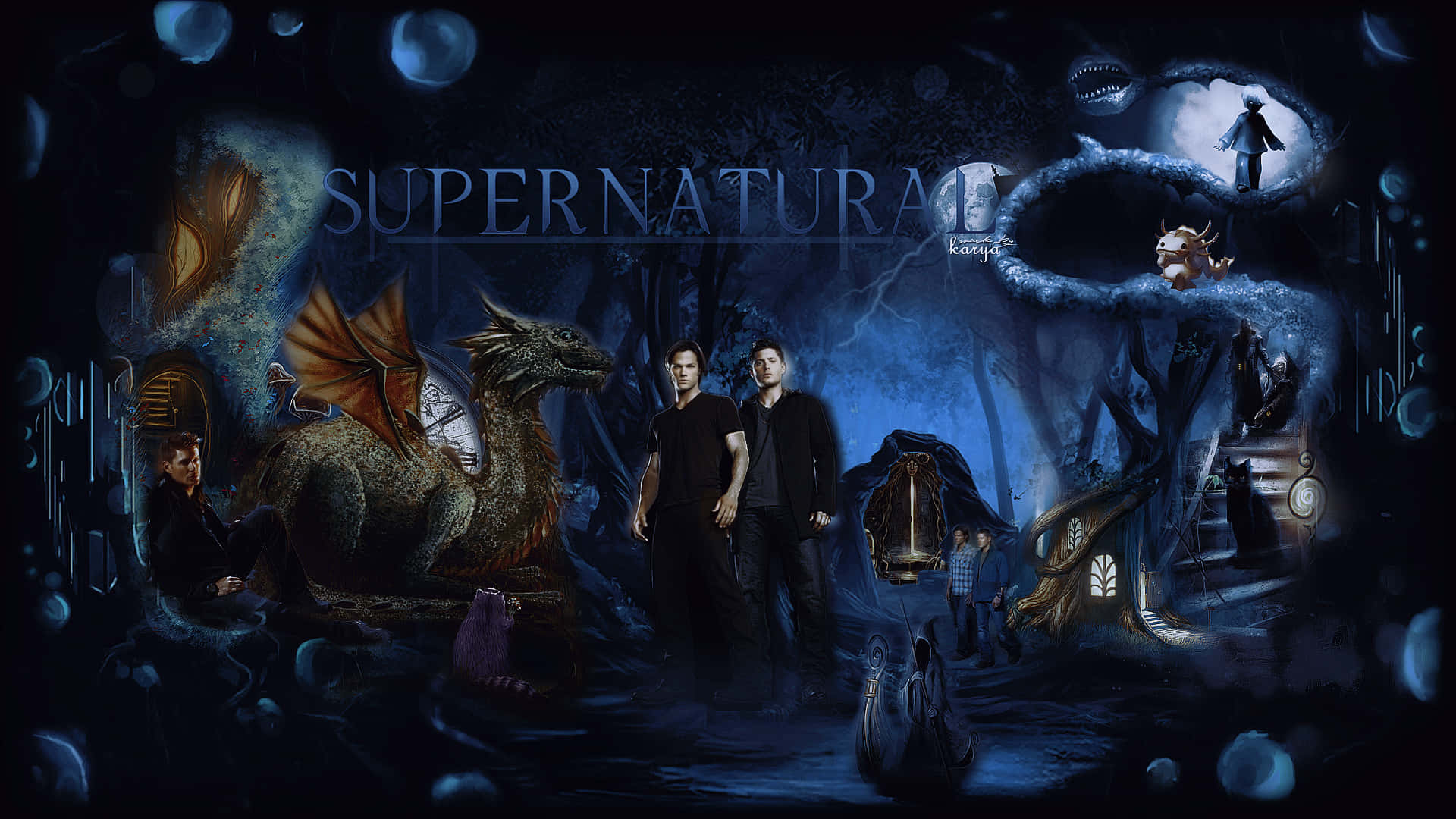 Embrace the Unknown Possibilities of Supernatural Art Wallpaper