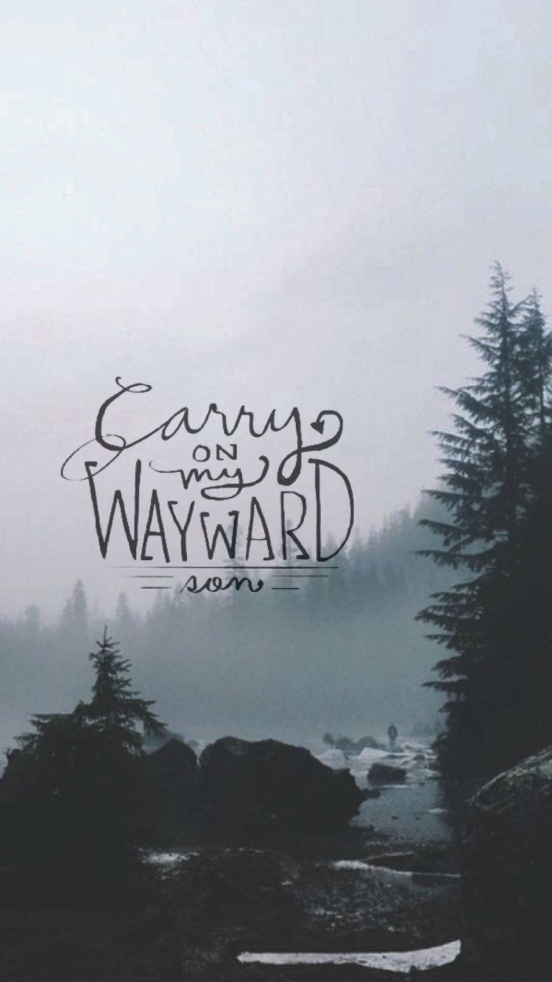 Supernatural Carry On Quote Wallpaper