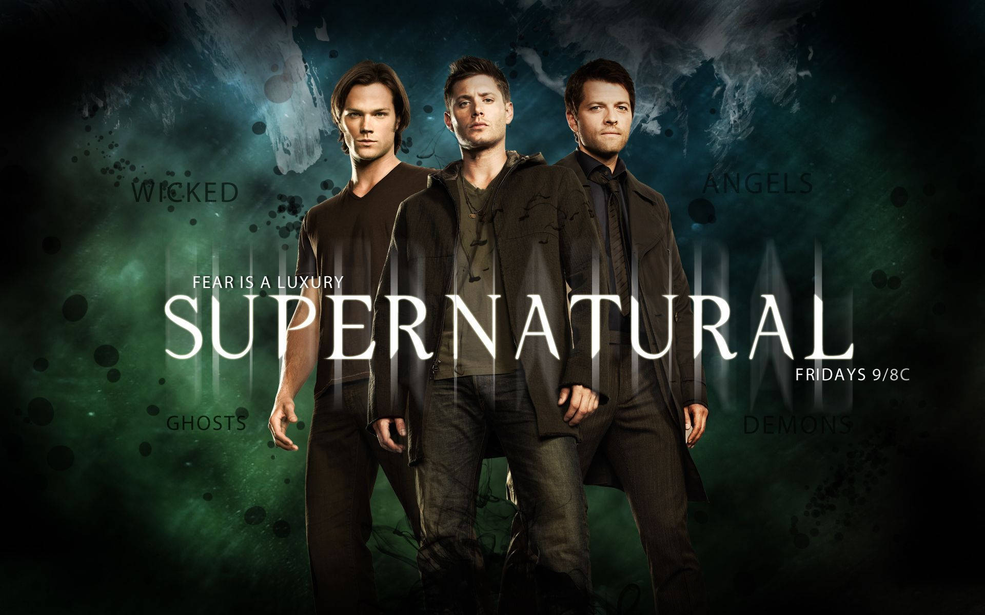 Supernatural Castiel, Dean And Sam Wallpaper