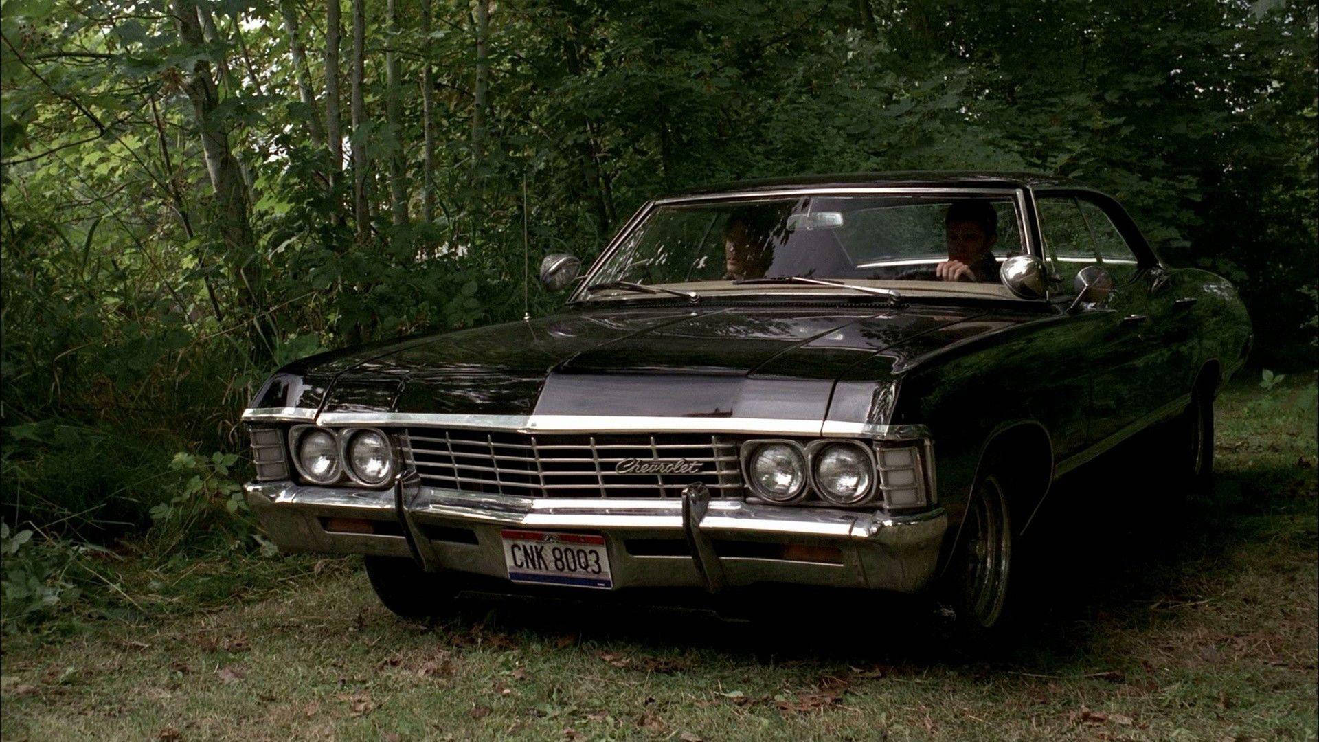 Chevroletimpala 1967 Sobrenatural. Fondo de pantalla