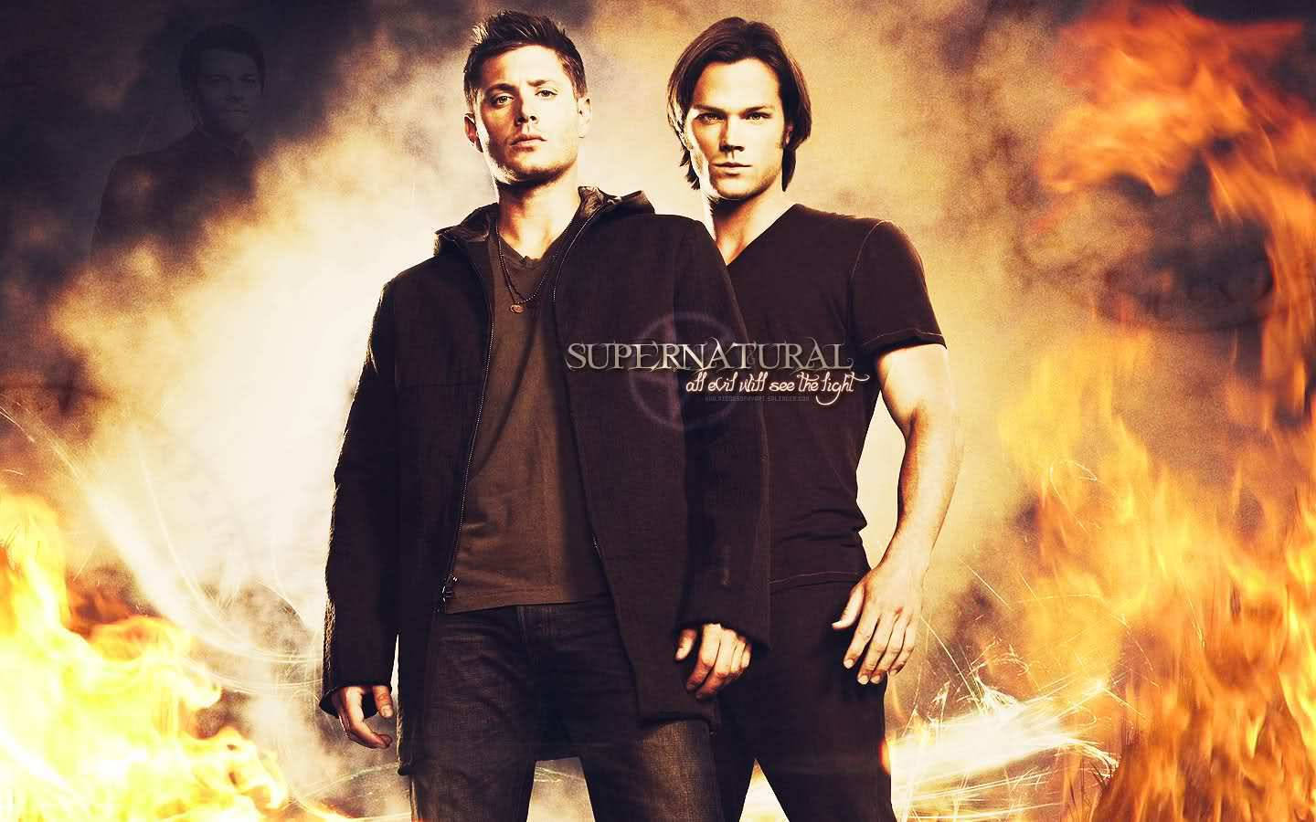 The Winchester Brothers Team Up to Save the World Wallpaper