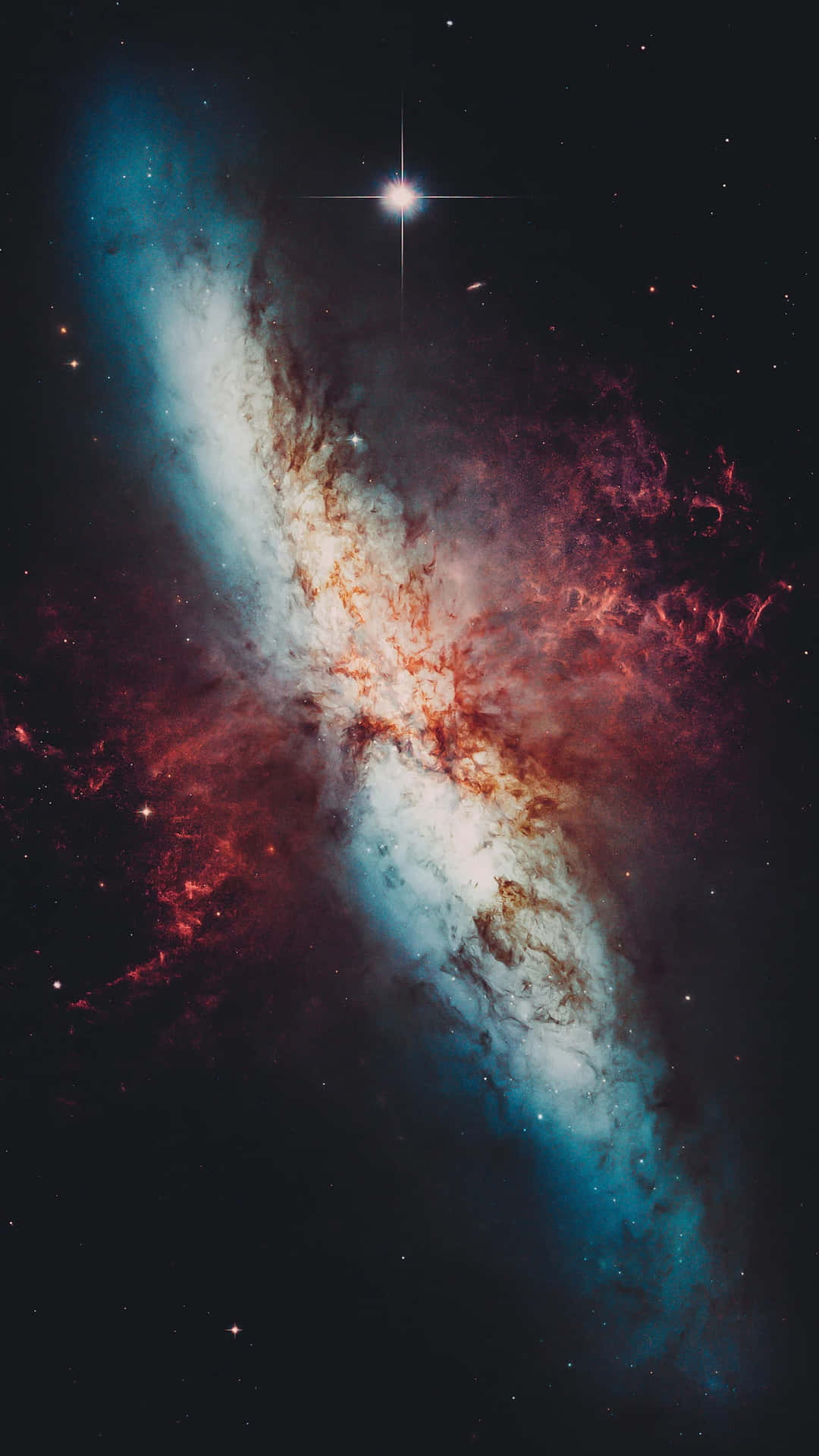 Supernova Explosion in Deep Space Wallpaper