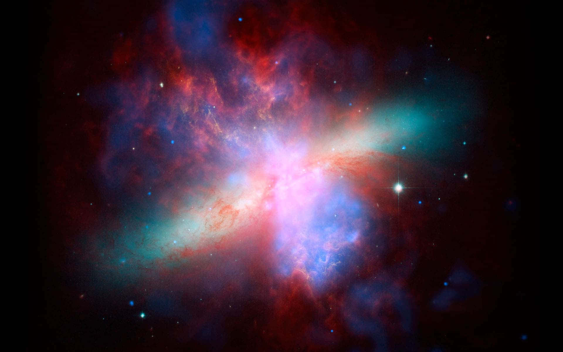 Stunning Supernova Explosion Wallpaper