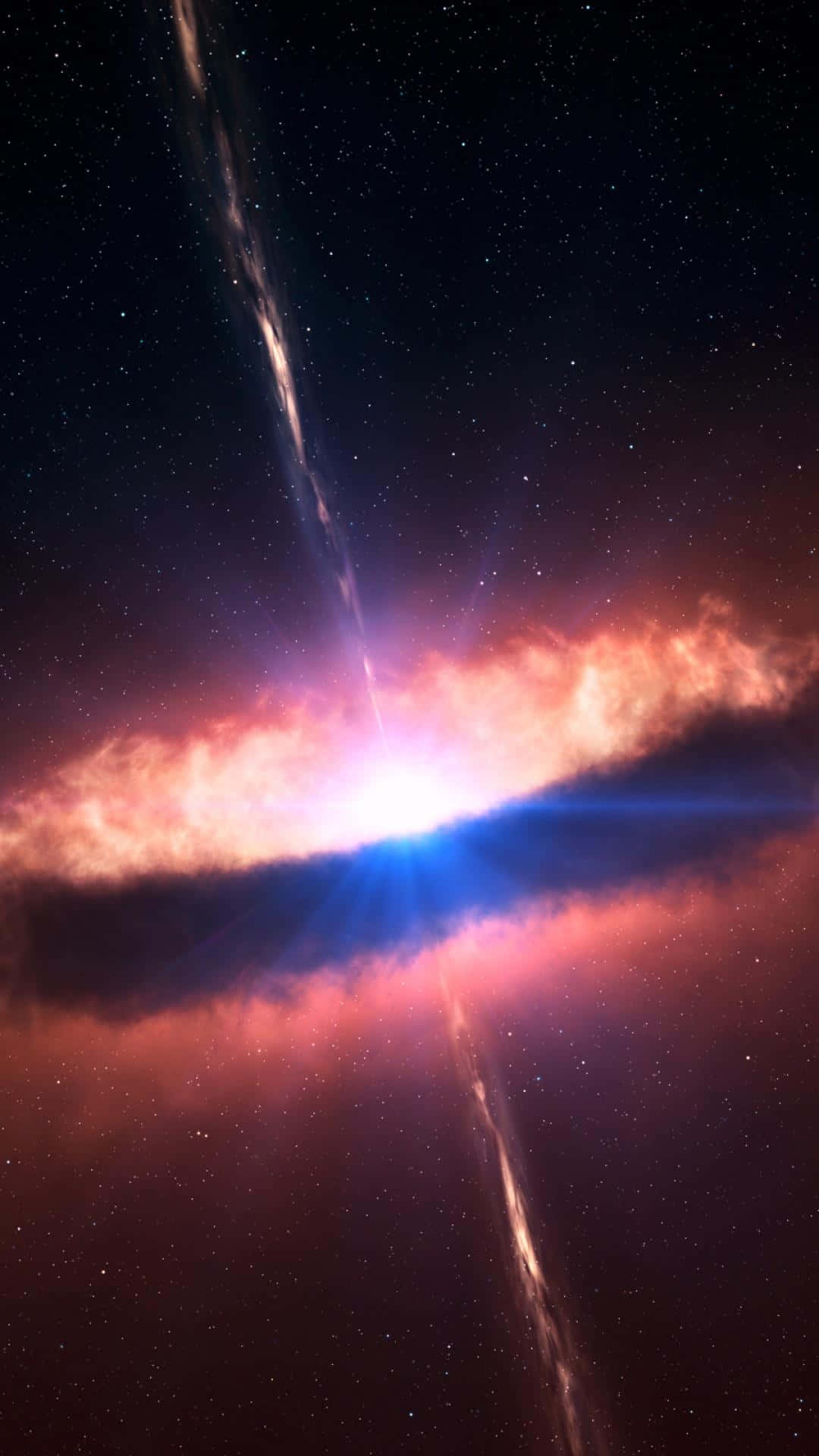 Enbild Av En Supernova Som Lyser Upp Mörkret