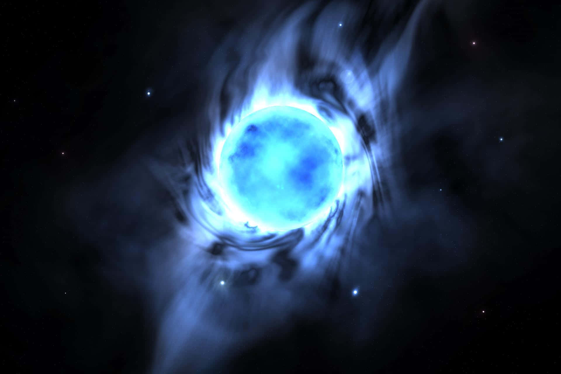 Unailustración Ardiente De Una Supernova Impresionante.