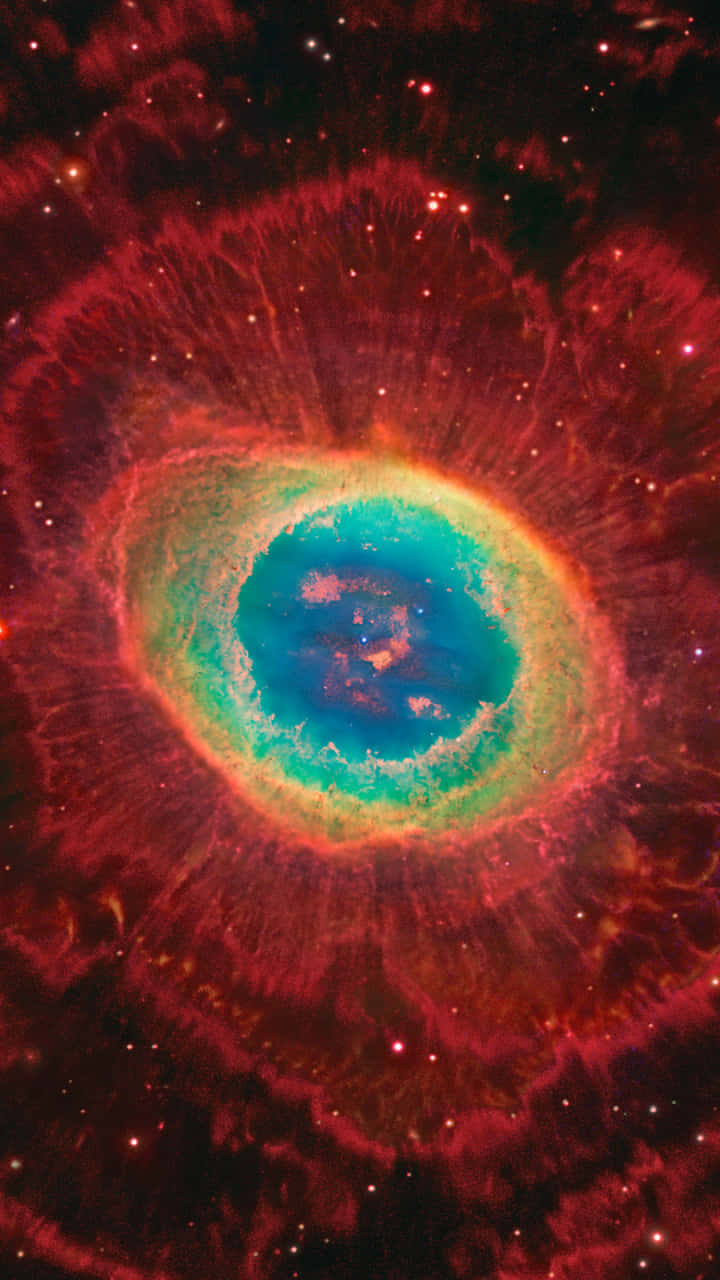 Skönheteni En Supernova I En Stjärnfylld Himmel.